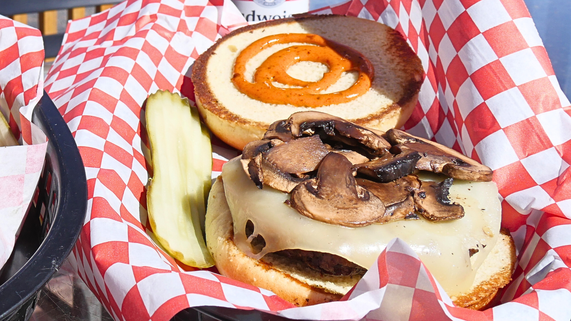 Mushroom Swiss Mushroom Swiss Burger